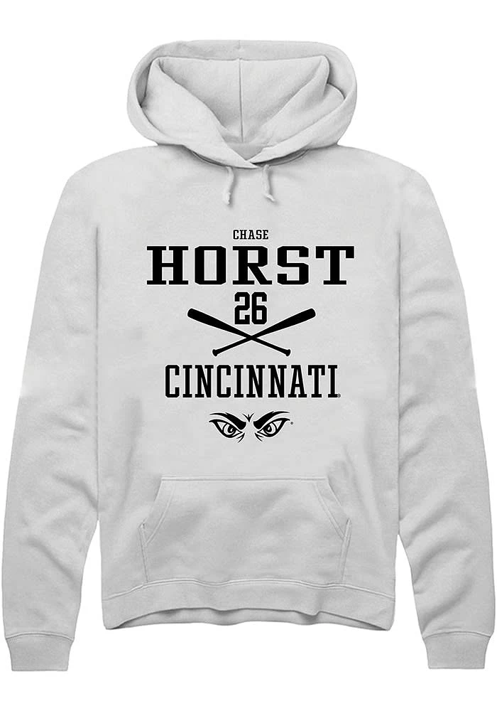 Chase Horst Rally Cincinnati Bearcats Mens NIL Sport Icon Long Sleeve Hoodie
