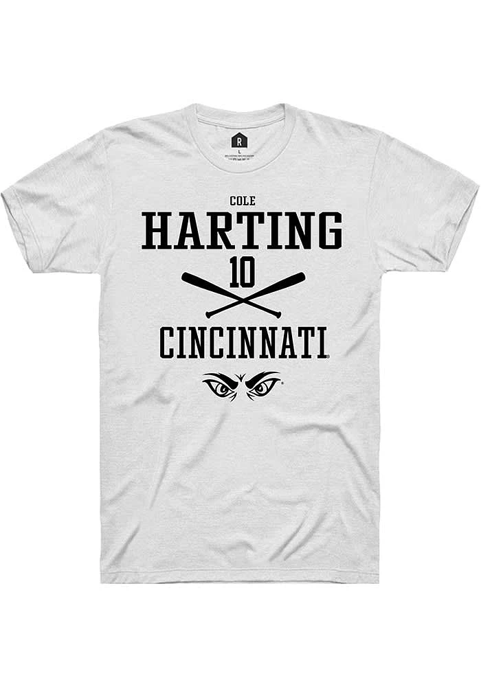 Cole Harting Cincinnati Bearcats Rally NIL Sport Icon Short Sleeve T Shirt