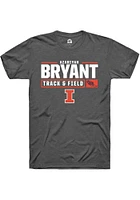 Azariyah Bryant  Illinois Fighting Illini Dark Grey Rally NIL Stacked Box Short Sleeve T Shirt