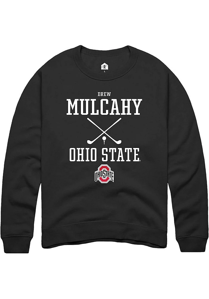 Drew Mulcahy Rally Ohio State Buckeyes Mens NIL Sport Icon Long Sleeve Crew Sweatshirt