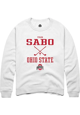 Tyler Sabo Rally Ohio State Buckeyes Mens NIL Sport Icon Long Sleeve Crew Sweatshirt