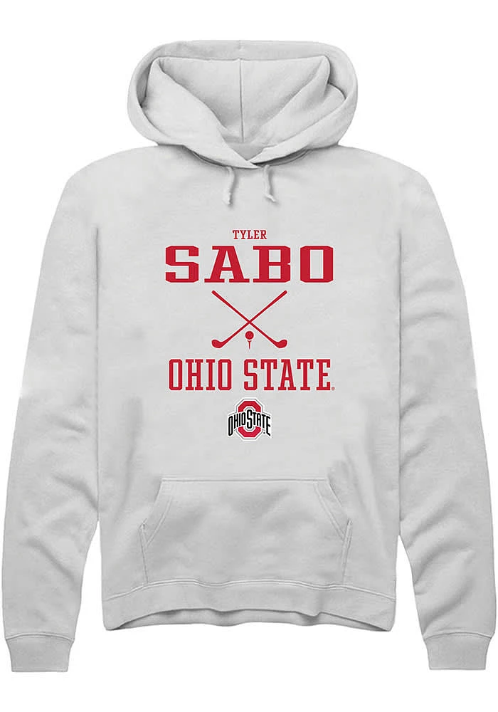 Tyler Sabo Rally Ohio State Buckeyes Mens NIL Sport Icon Long Sleeve Hoodie