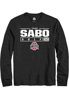 Tyler Sabo Ohio State Buckeyes Rally NIL Stacked Box Long Sleeve T Shirt