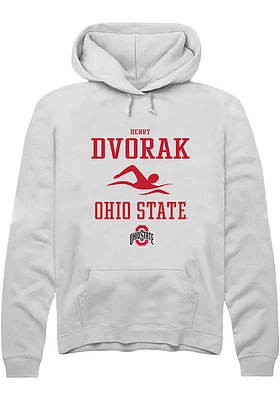 Henry Dvorak Rally Ohio State Buckeyes Mens NIL Sport Icon Long Sleeve Hoodie