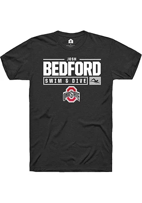 Josh Bedford Ohio State Buckeyes Rally NIL Stacked Box Short Sleeve T Shirt