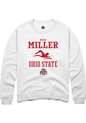 Nolan Miller Rally Ohio State Buckeyes Mens NIL Sport Icon Long Sleeve Crew Sweatshirt