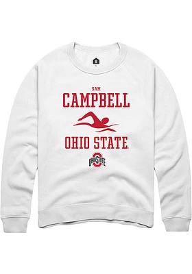 Sam Campbell Rally Ohio State Buckeyes Mens NIL Sport Icon Long Sleeve Crew Sweatshirt