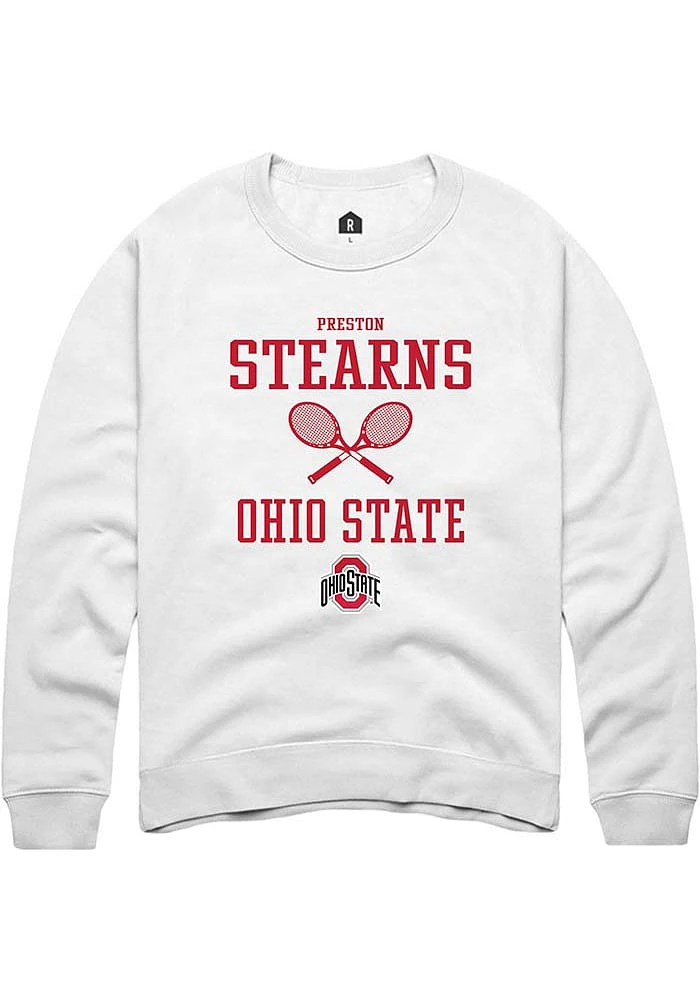 Preston Stearns Rally Ohio State Buckeyes Mens NIL Sport Icon Long Sleeve Crew Sweatshirt