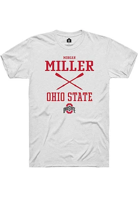 Morgan Miller Ohio State Buckeyes Rally NIL Sport Icon Short Sleeve T Shirt