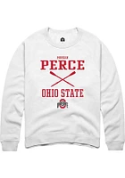 Morgan Perce Rally Ohio State Buckeyes Mens NIL Sport Icon Long Sleeve Crew Sweatshirt