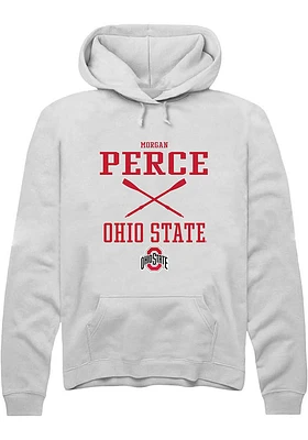 Morgan Perce Rally Ohio State Buckeyes Mens NIL Sport Icon Long Sleeve Hoodie