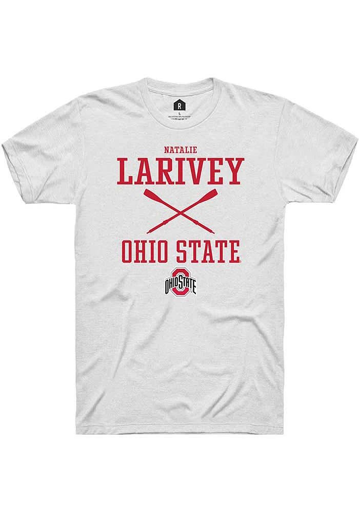 Natalie Larivey Ohio State Buckeyes Rally NIL Sport Icon Short Sleeve T Shirt