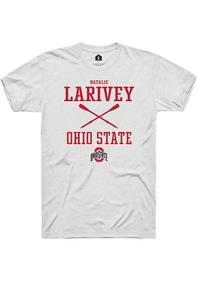 Natalie Larivey Ohio State Buckeyes Rally NIL Sport Icon Short Sleeve T Shirt