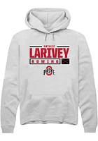 Natalie Larivey Rally Ohio State Buckeyes Mens NIL Stacked Box Long Sleeve Hoodie