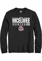 Regan McElwee Ohio State Buckeyes Rally NIL Stacked Box Long Sleeve T Shirt