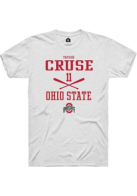 Taylor Cruse Ohio State Buckeyes Rally NIL Sport Icon Short Sleeve T Shirt