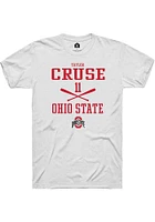 Taylor Cruse Ohio State Buckeyes Rally NIL Sport Icon Short Sleeve T Shirt