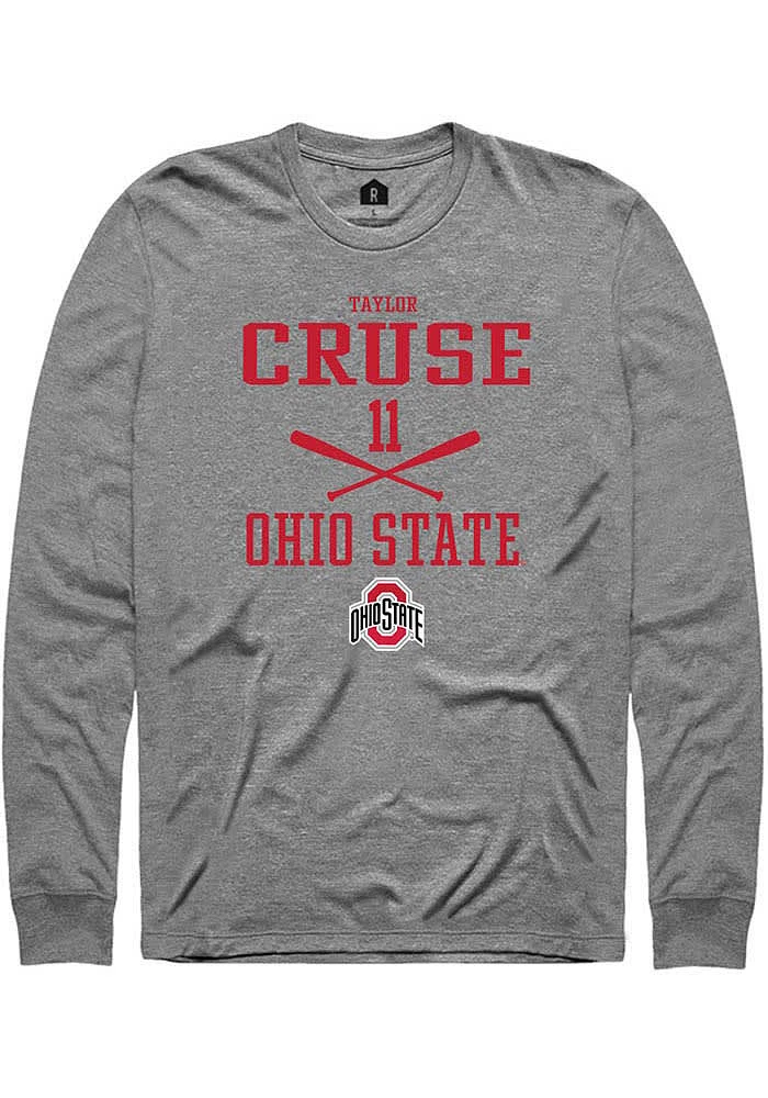 Taylor Cruse Ohio State Buckeyes Rally NIL Sport Icon Long Sleeve T Shirt