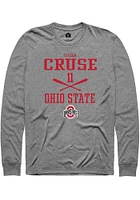 Taylor Cruse Ohio State Buckeyes Rally NIL Sport Icon Long Sleeve T Shirt