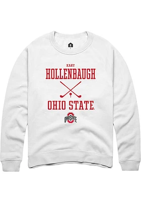 Kary Hollenbaugh Rally Ohio State Buckeyes Mens NIL Sport Icon Long Sleeve Crew Sweatshir