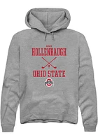 Kary Hollenbaugh  Rally Ohio State Buckeyes Mens Graphite NIL Sport Icon Long Sleeve Hoodie