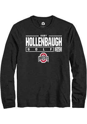 Kary Hollenbaugh Ohio State Buckeyes Rally NIL Stacked Box Long Sleeve T Shirt