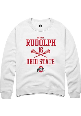 Audrey Rudolph Rally Ohio State Buckeyes Mens NIL Sport Icon Long Sleeve Crew Sweatshirt