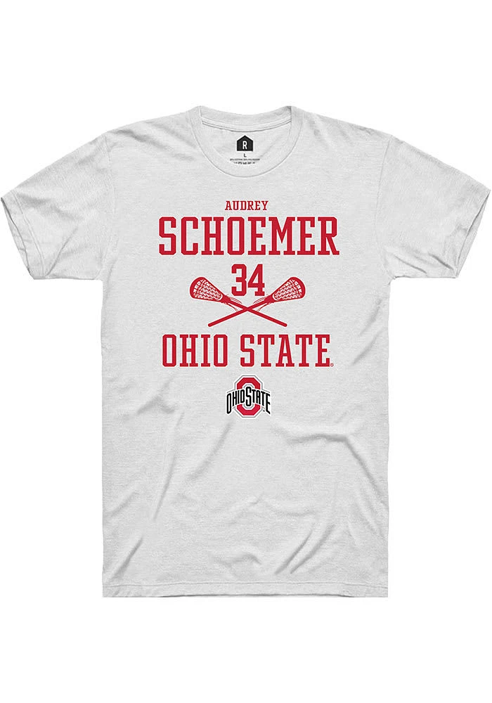 Audrey Schoemer Ohio State Buckeyes Rally NIL Sport Icon Short Sleeve T Shirt