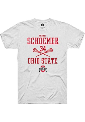 Audrey Schoemer Ohio State Buckeyes Rally NIL Sport Icon Short Sleeve T Shirt