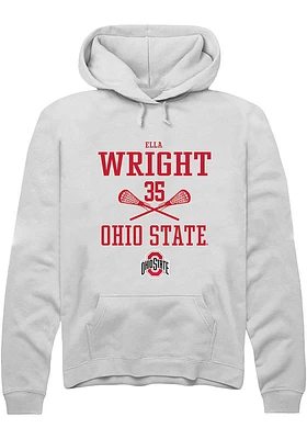 Ella Wright Rally Ohio State Buckeyes Mens NIL Sport Icon Long Sleeve Hoodie