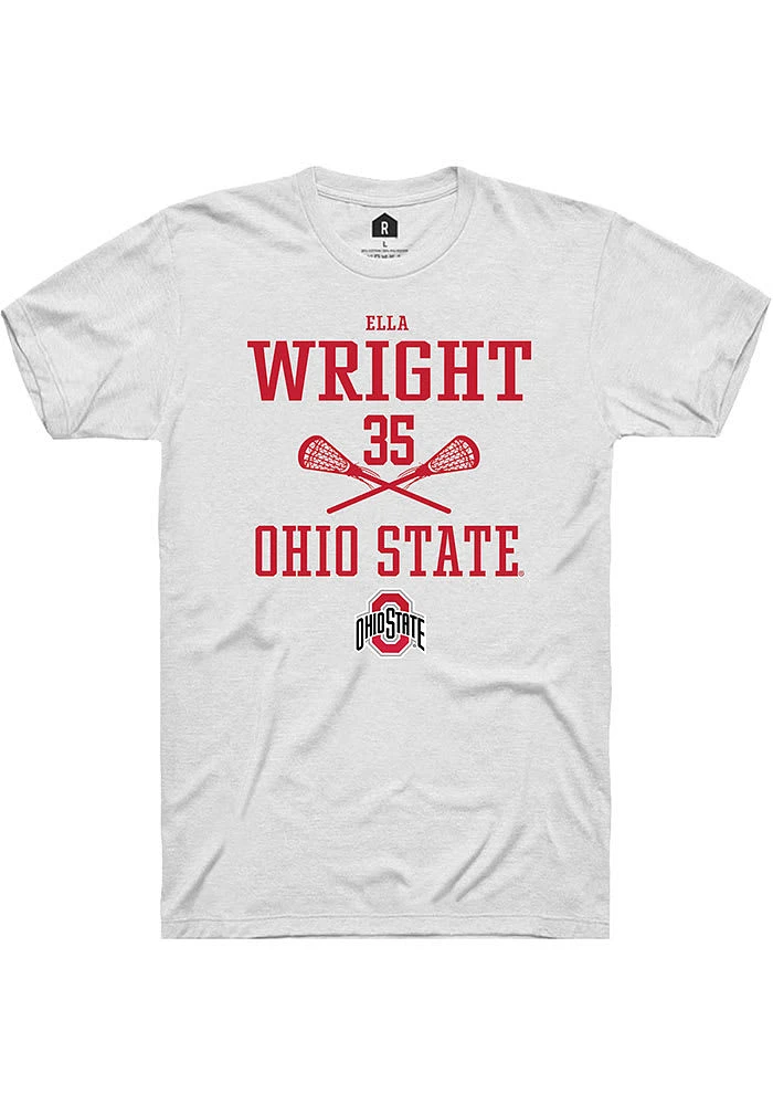 Ella Wright Ohio State Buckeyes Rally NIL Sport Icon Short Sleeve T Shirt