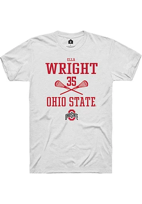 Ella Wright Ohio State Buckeyes Rally NIL Sport Icon Short Sleeve T Shirt