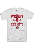 Ella Wright Ohio State Buckeyes Rally NIL Sport Icon Short Sleeve T Shirt