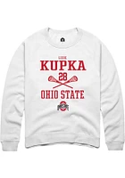 Lexie Kupka Rally Ohio State Buckeyes Mens NIL Sport Icon Long Sleeve Crew Sweatshirt