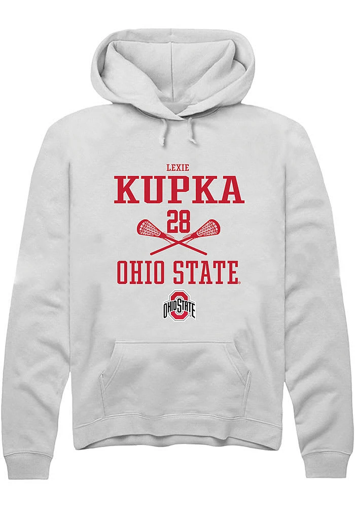 Lexie Kupka Rally Ohio State Buckeyes Mens NIL Sport Icon Long Sleeve Hoodie