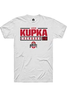 Lexie Kupka Ohio State Buckeyes Rally NIL Stacked Box Short Sleeve T Shirt