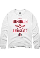 Maeve Simonds Rally Ohio State Buckeyes Mens NIL Sport Icon Long Sleeve Crew Sweatshirt