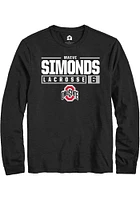 Maeve Simonds Ohio State Buckeyes Rally NIL Stacked Box Long Sleeve T Shirt