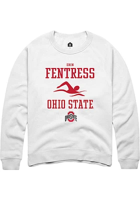 Erin Fentress Rally Ohio State Buckeyes Mens NIL Sport Icon Long Sleeve Crew Sweatshirt