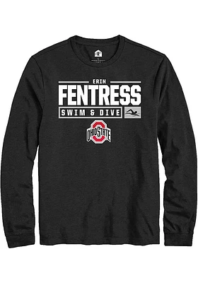 Erin Fentress Ohio State Buckeyes Rally NIL Stacked Box Long Sleeve T Shirt