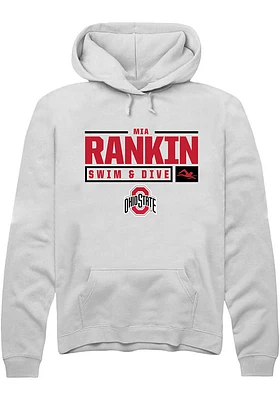 Mia Rankin Rally Ohio State Buckeyes Mens NIL Stacked Box Long Sleeve Hoodie