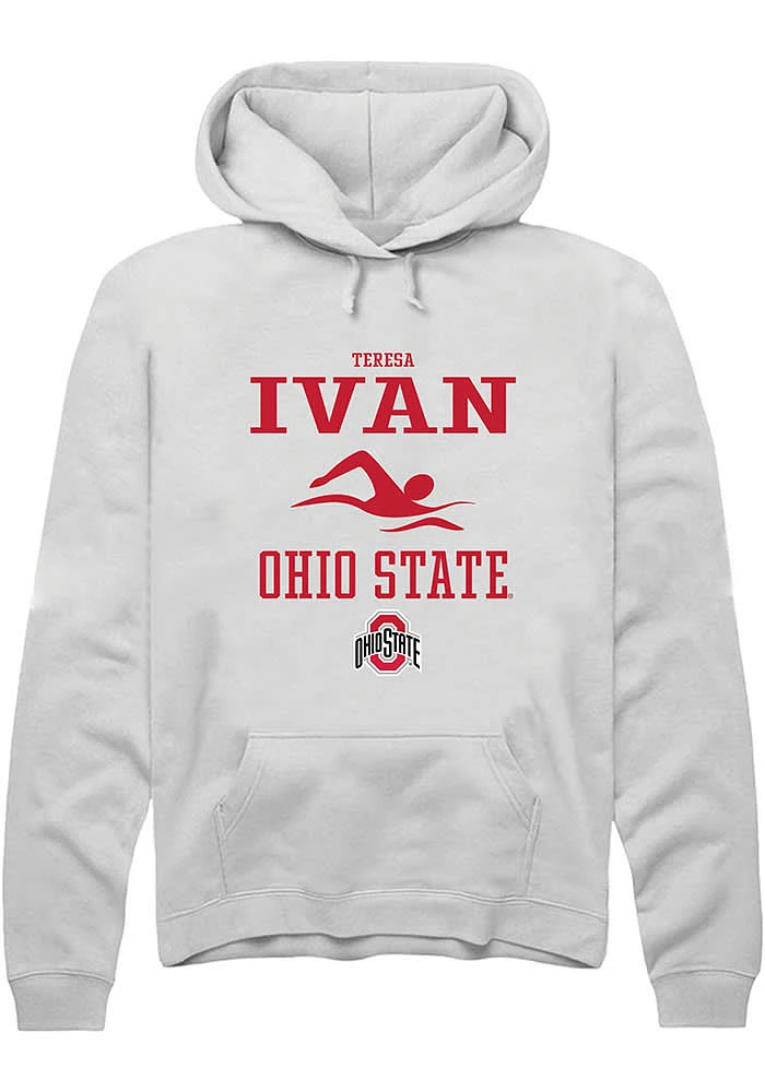 Teresa Ivan Rally Ohio State Buckeyes Mens NIL Sport Icon Long Sleeve Hoodie