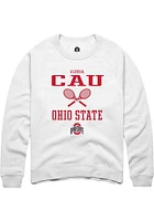 Alessia Cau Rally Ohio State Buckeyes Mens NIL Sport Icon Long Sleeve Crew Sweatshirt