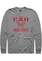 Alessia Cau  Ohio State Buckeyes Graphite Rally NIL Sport Icon Long Sleeve T Shirt