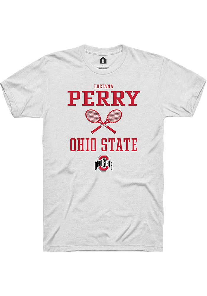 Luciana Perry Ohio State Buckeyes Rally NIL Sport Icon Short Sleeve T Shirt