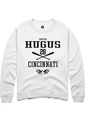 Griffin Hugus Rally Cincinnati Bearcats Mens NIL Sport Icon Long Sleeve Crew Sweatshirt