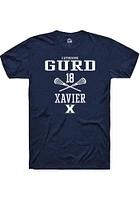 Catherine Gurd  Xavier Musketeers Navy Blue Rally NIL Sport Icon Short Sleeve T Shirt