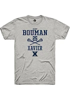 Gabby Bouman  Xavier Musketeers Ash Rally NIL Sport Icon Short Sleeve T Shirt