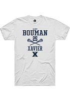 Gabby Bouman  Xavier Musketeers White Rally NIL Sport Icon Short Sleeve T Shirt