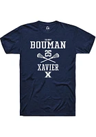 Gabby Bouman  Xavier Musketeers Navy Blue Rally NIL Sport Icon Short Sleeve T Shirt